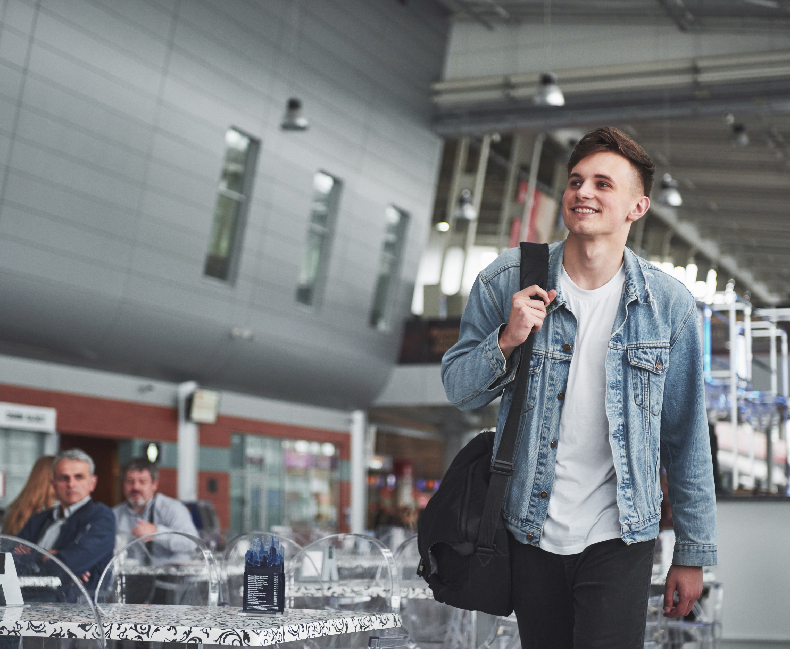 Guy at airport